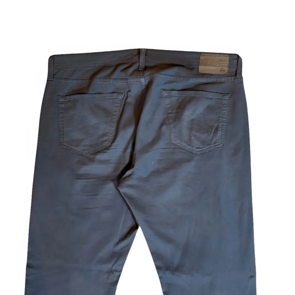AG Adriano Goldschmied Matchbox Slim Straight Jeans in Grey – Size 38